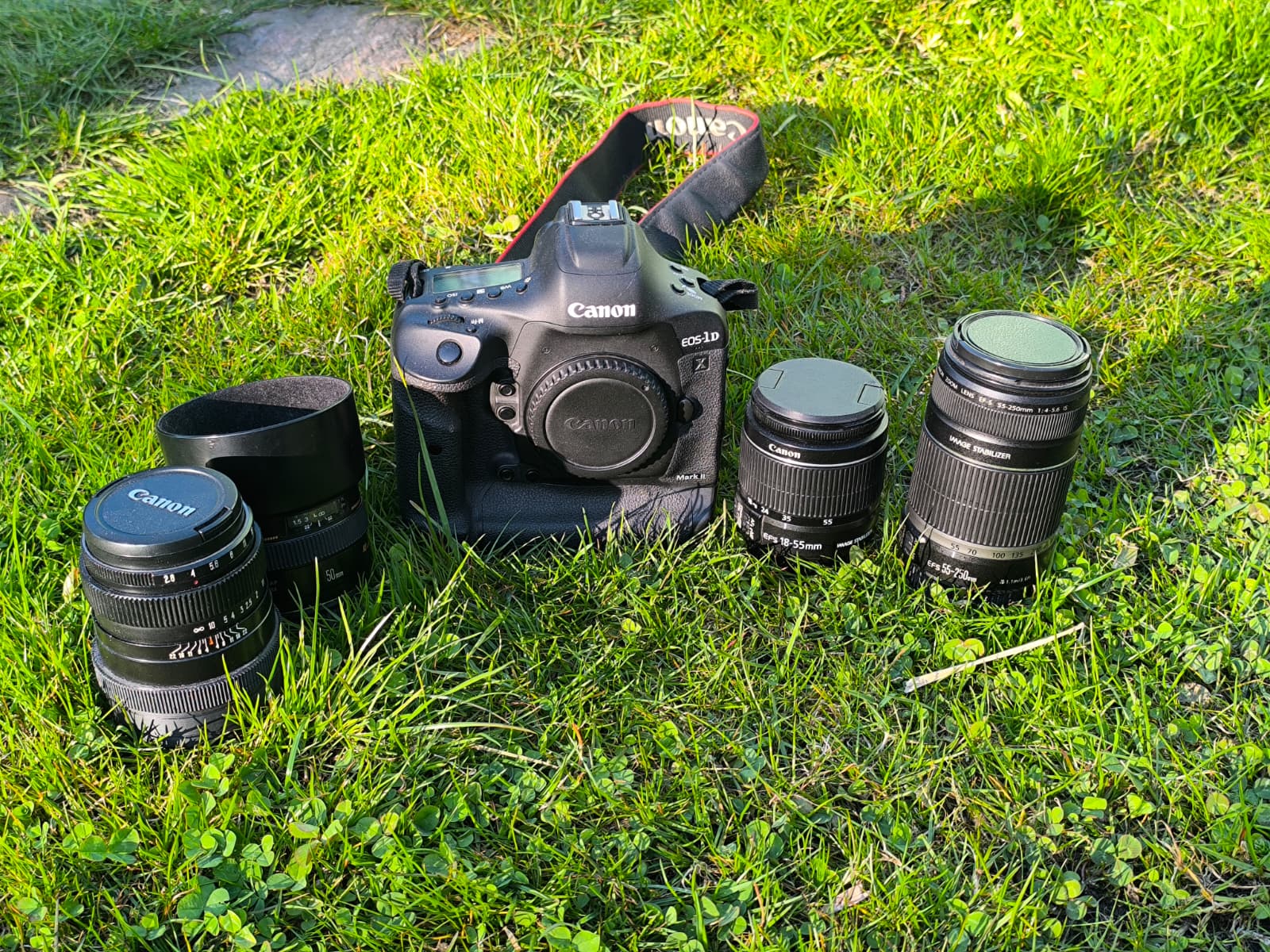 Canon 1D X Mark II and lenses