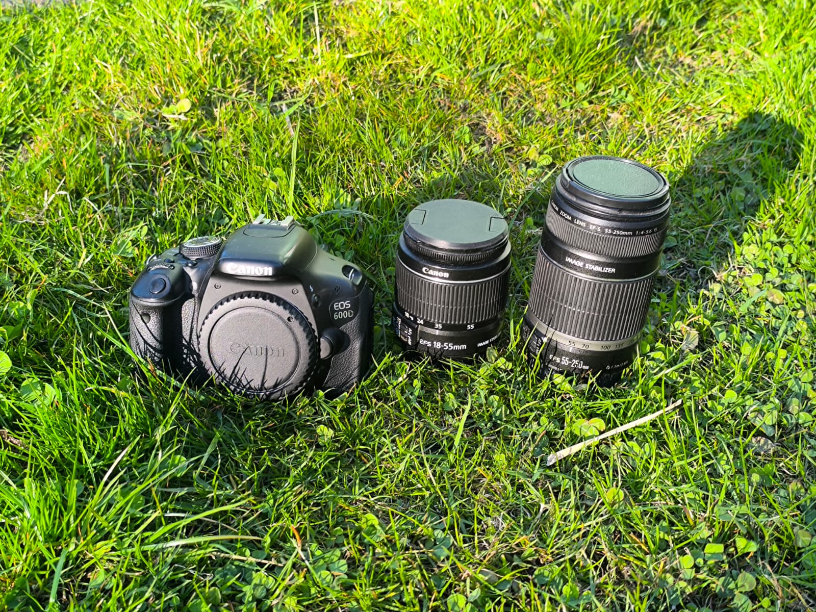 Canon 600D and lenses